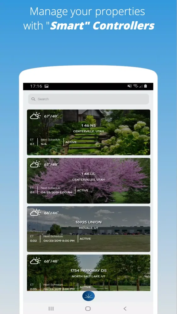 Smart Rain SmartApp® 스크린샷
