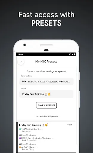 SmartWOD Timer - WOD timer应用截图
