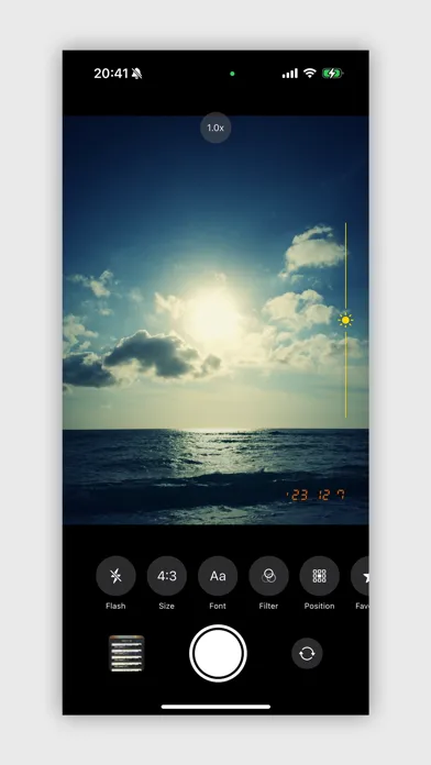 Ảnh chụp màn hình của DateCam