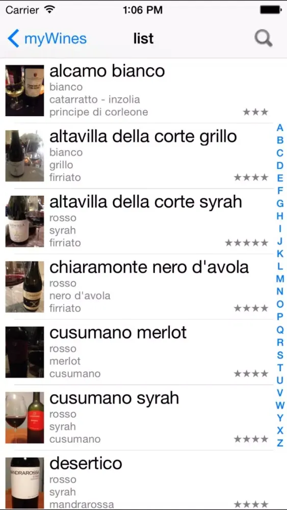 Capturas de pantalla de my-Wines