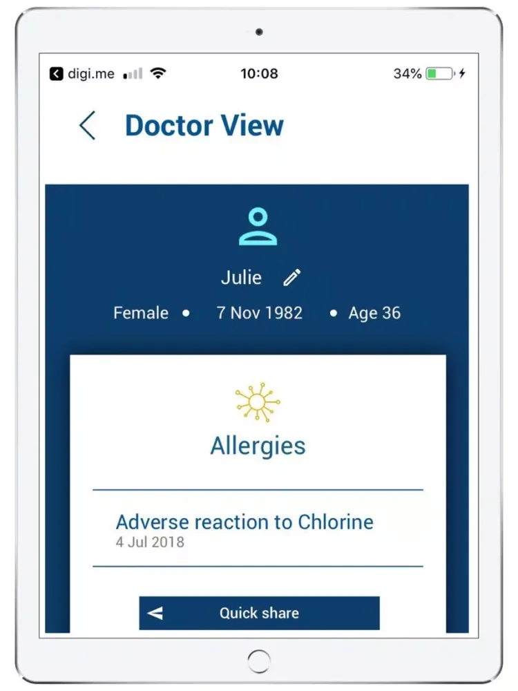 تصاویر Healthy.Me iPad 