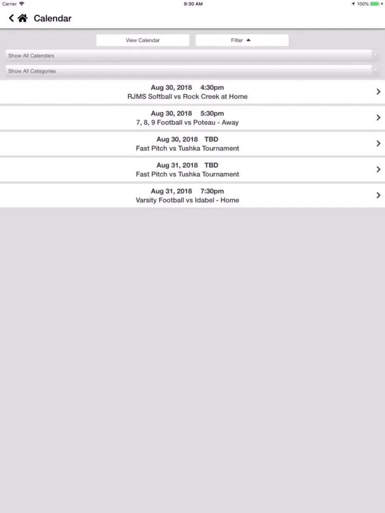 Broken Bow Schools iPad  স্ক্রিনশট
