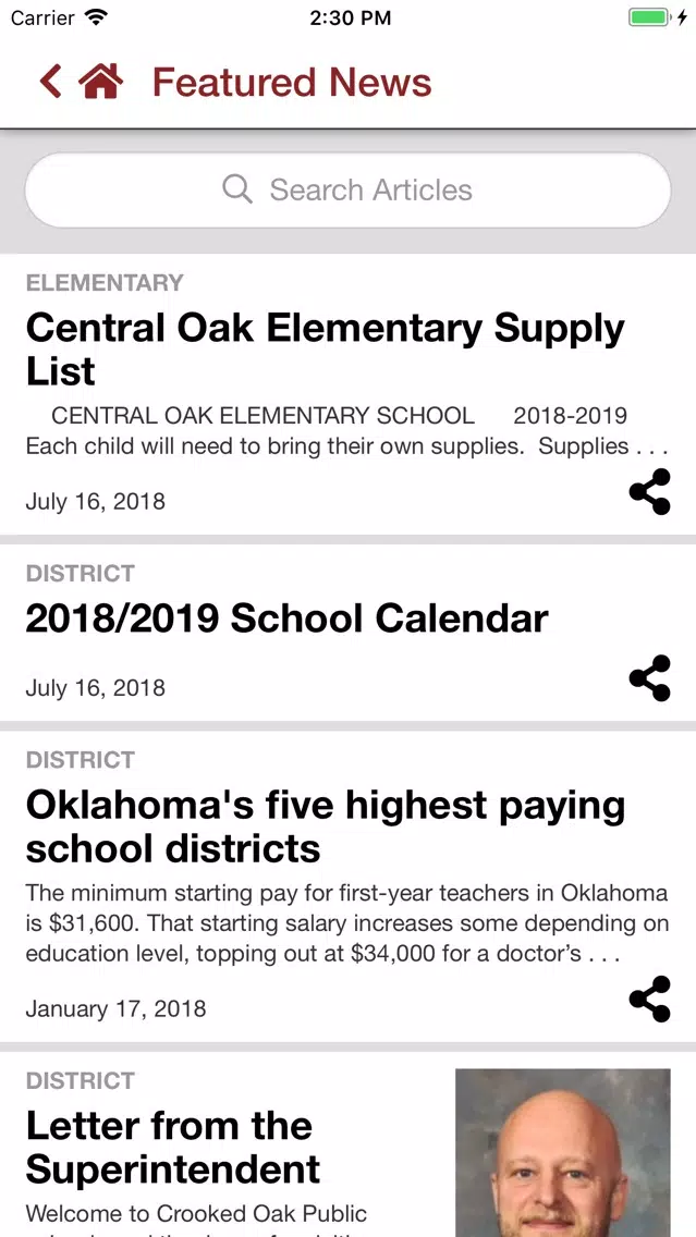 Crooked Oak Public Schools应用截图