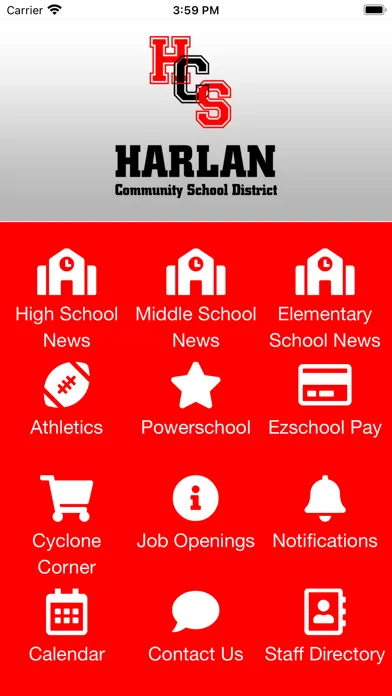 Tangkapan skrin Harlan CSD