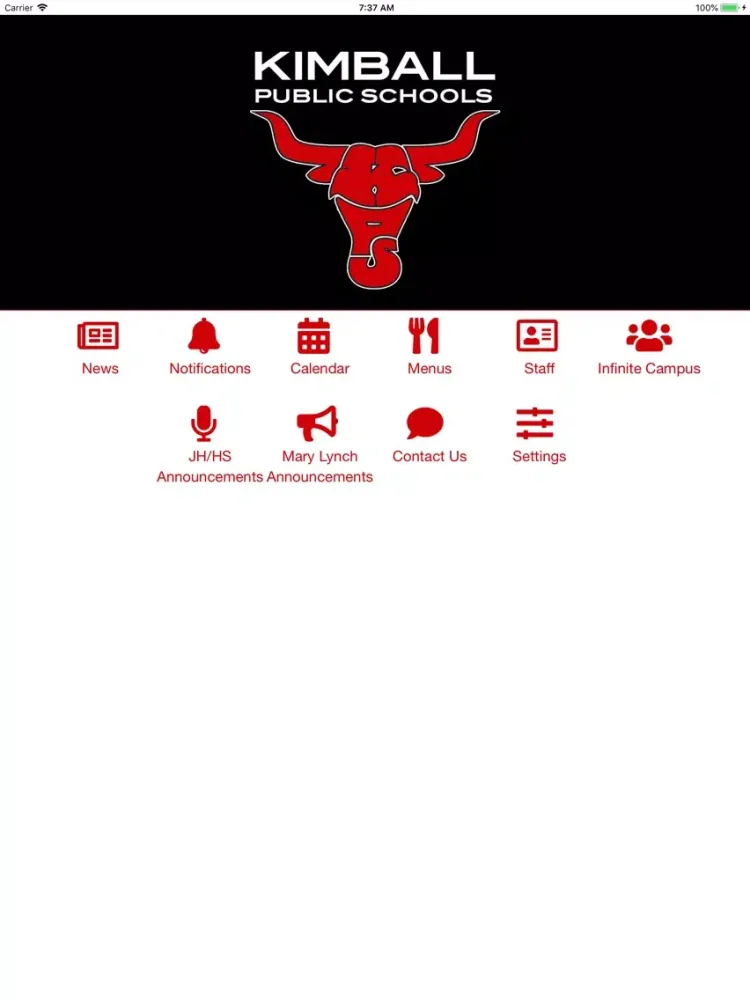 Kimball Public Schools iPad  سکرین شاٹس