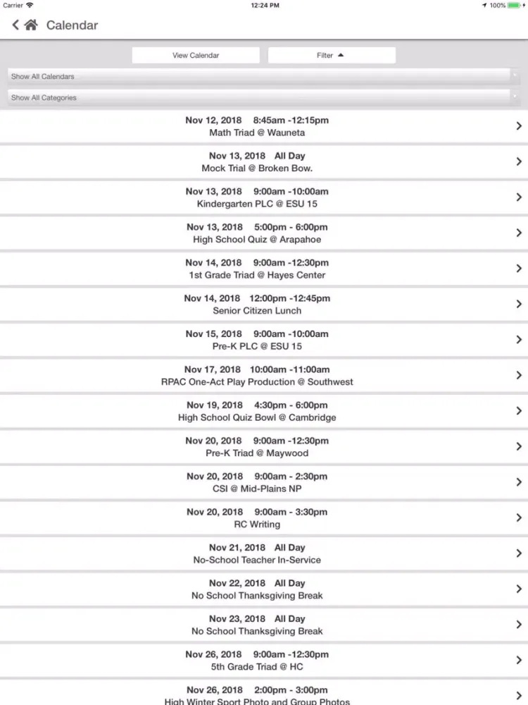 Screenshot di Maywood Public Schools iPad 