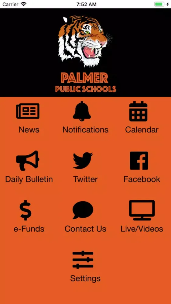 Ảnh chụp màn hình của Palmer Public Schools