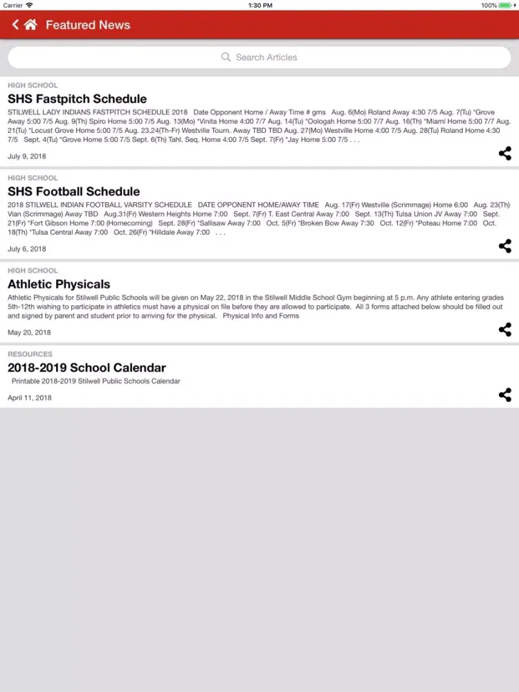 Stilwell Public Schools iPad 應用截圖
