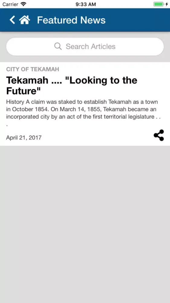 Capturas de pantalla de City of Tekamah