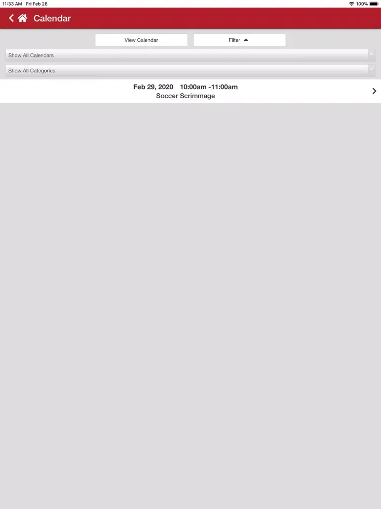 Zrzuty ekranu Weatherford Eagles Athletics iPad 