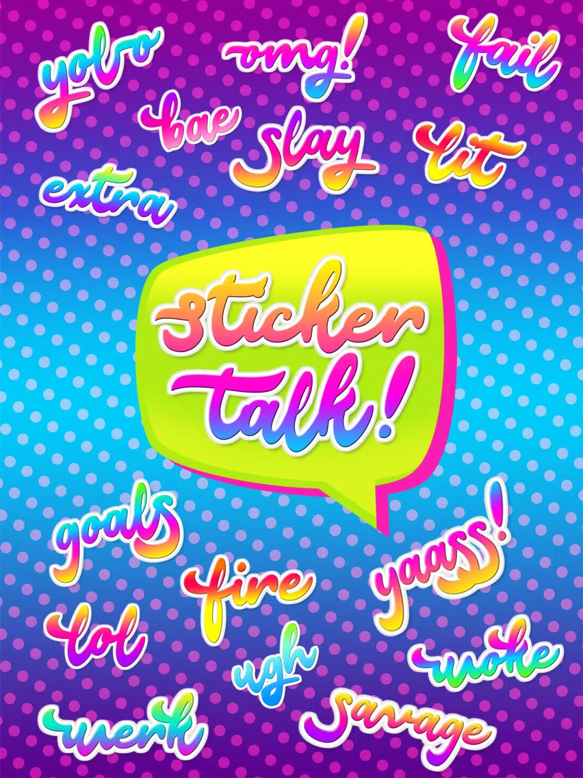 Sticker Talk! iPad  Screenshots