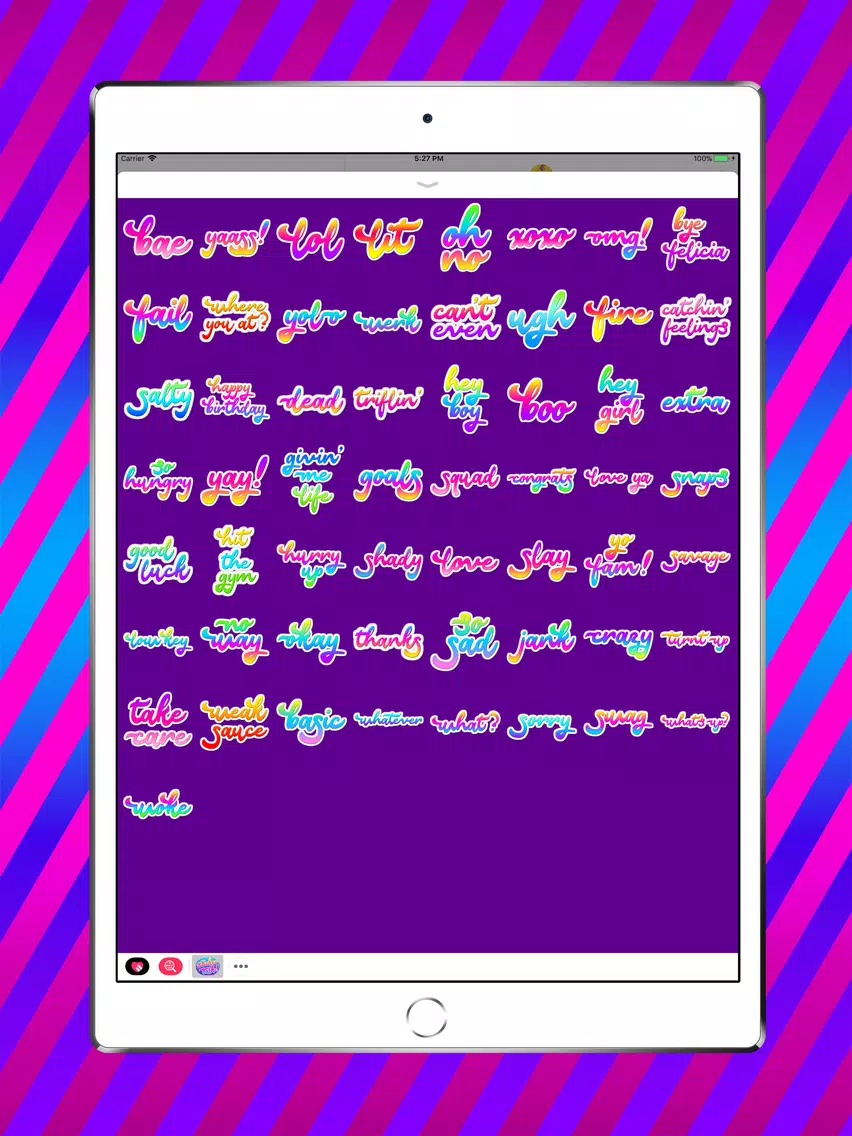 Sticker Talk! iPad  Screenshots