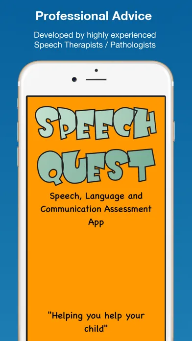 Speech Quest SLT Assessment Ekran Görüntüleri