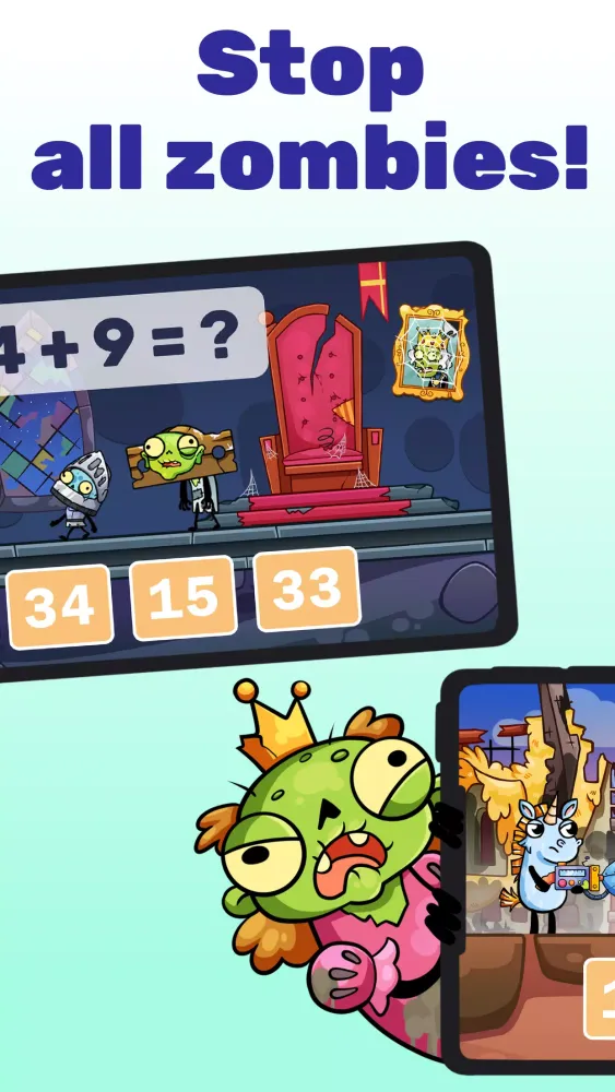 Capturas de tela do Math