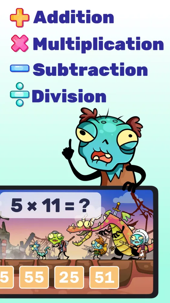 Capturas de tela do Math