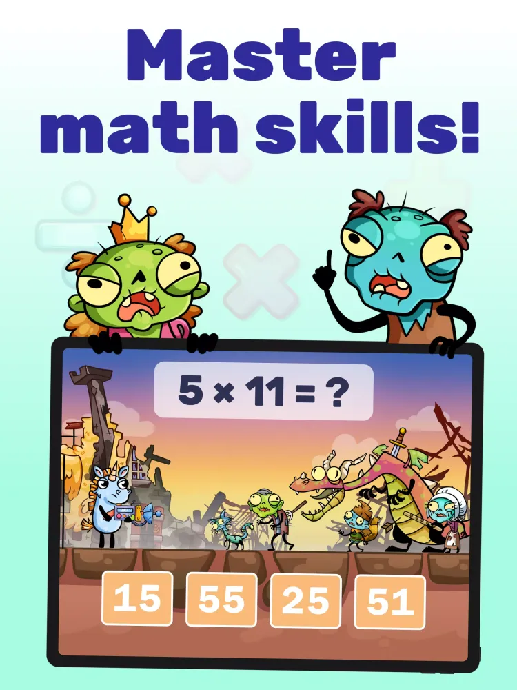 Capturas de tela do Math