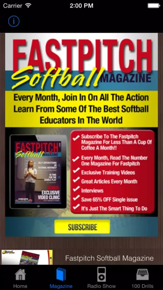 Captures d'écran de Softball Drills