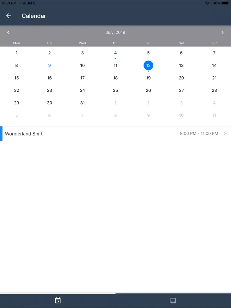 Azure Management Talent Portal iPad  Screenshots