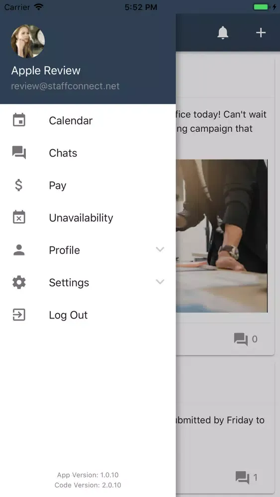 Azure Management Talent Portal Screenshots