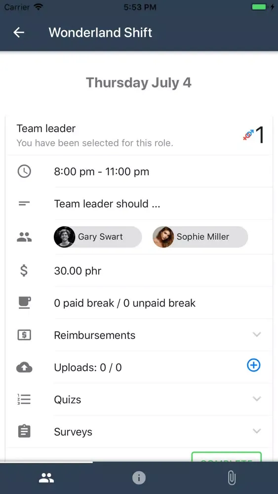 Azure Management Talent Portal Screenshots