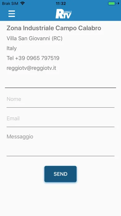 Captures d'écran de Reggio TV