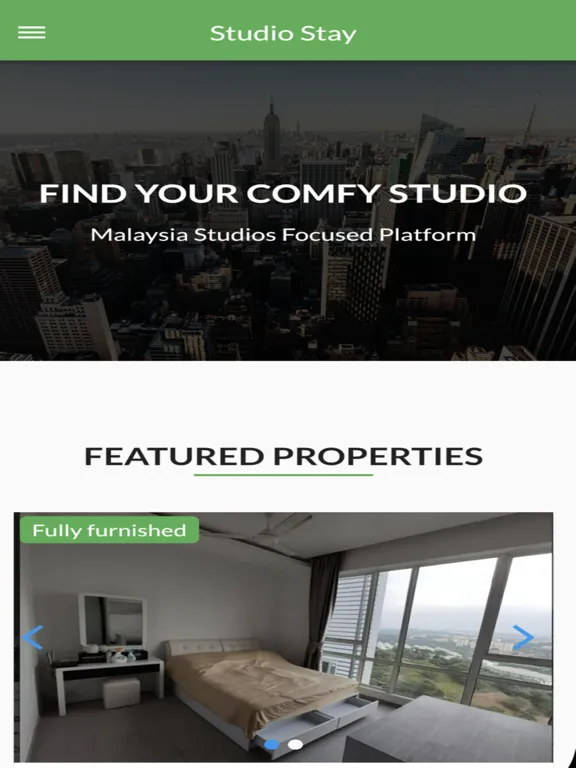 Zrzuty ekranu StudioStay iPad 