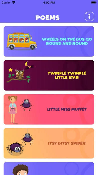 ภาพหน้าจอของ Kids English Poems