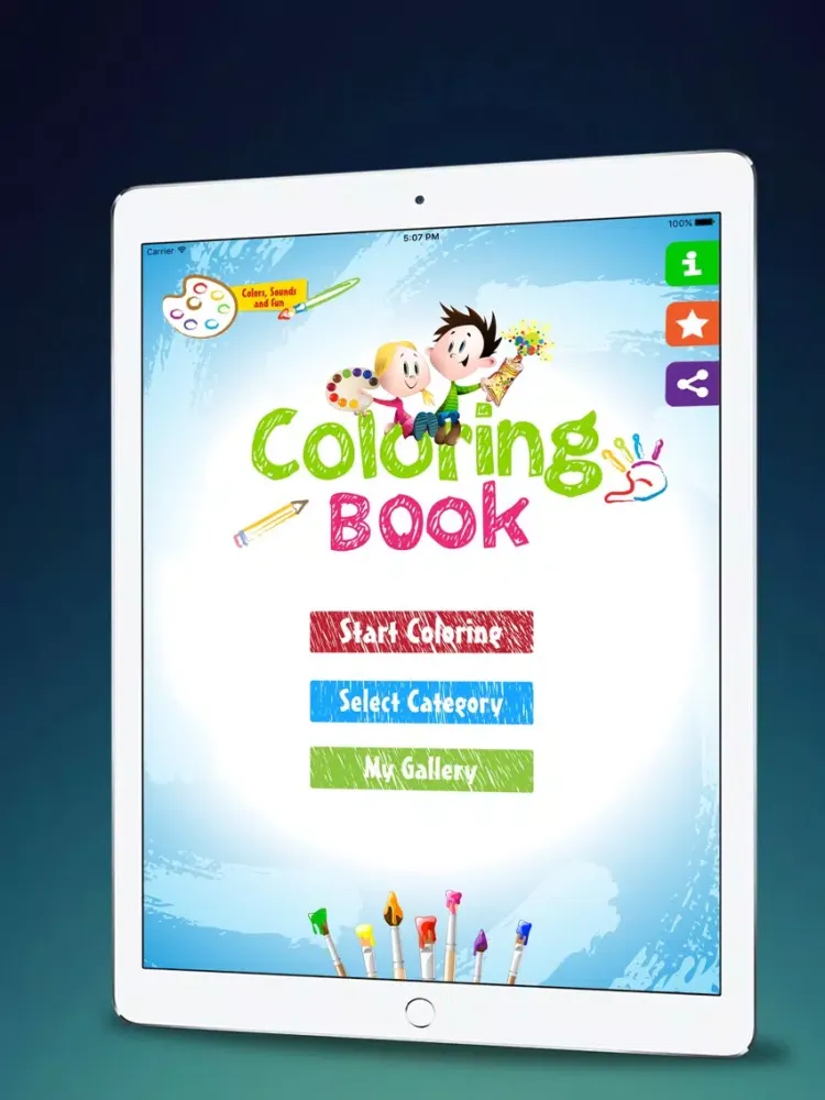 Tangkapan layar Kids Coloring Activity Book iPad 