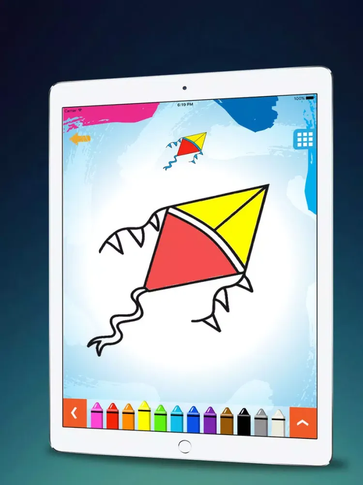 Tangkapan layar Kids Coloring Activity Book iPad 
