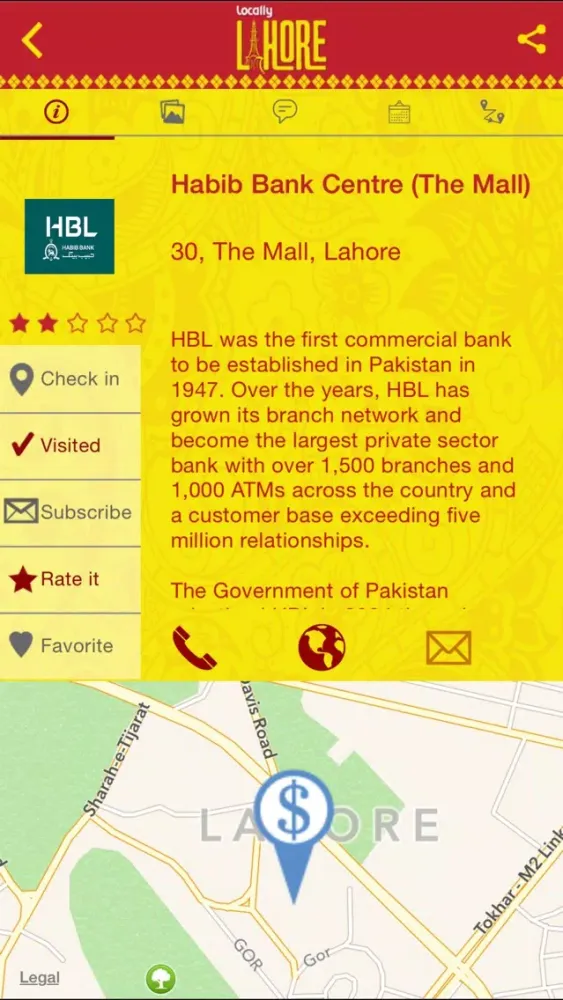 Screenshot di Locally Lahore