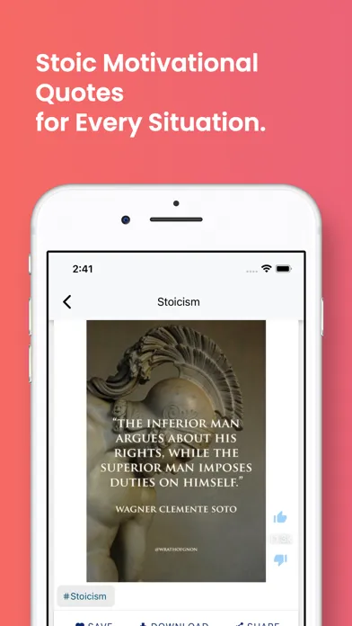 Stoic Quotes -Daily Motivation Screenshots