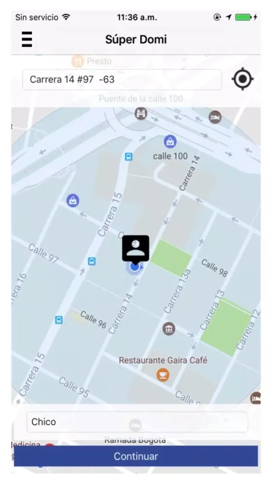 Ảnh chụp màn hình của Super Domi