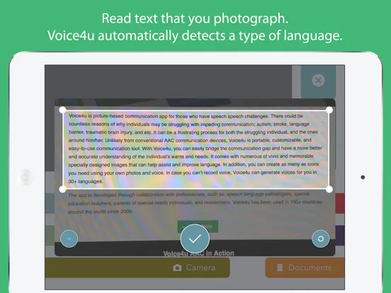 صور Voice4u TTS iPad 