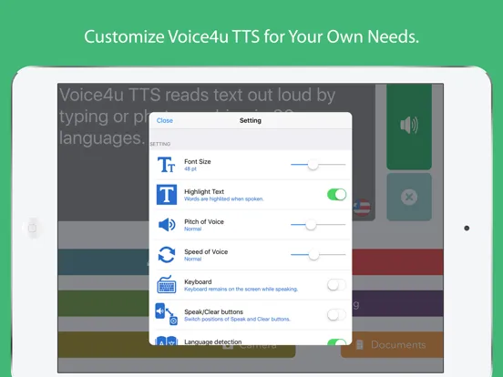 صور Voice4u TTS iPad 