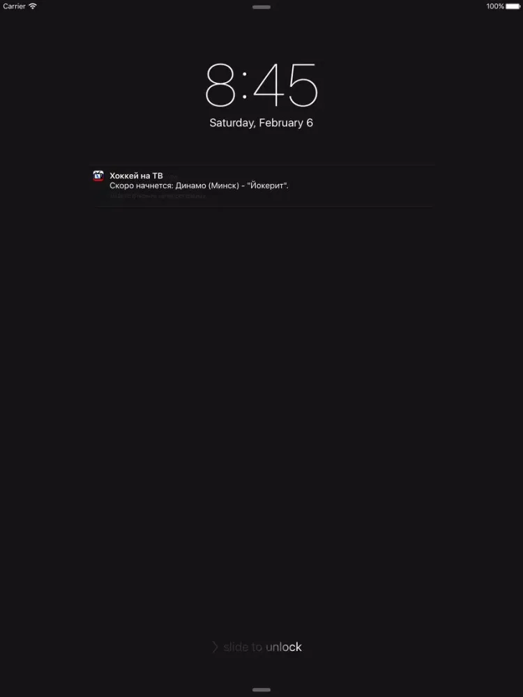 Ảnh chụp màn hình của Хоккей на ТВ: Россия iPad 