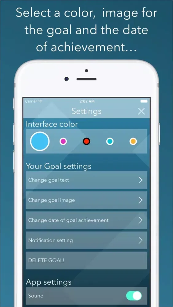 Main Goal Focus Screenshots