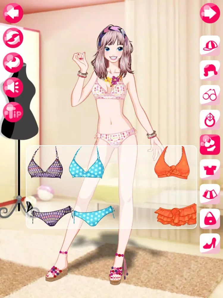 Beach Girl Make Up & Dress Up iPad  스크린샷