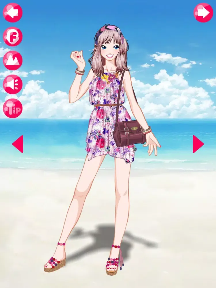 Beach Girl Make Up & Dress Up iPad  스크린샷