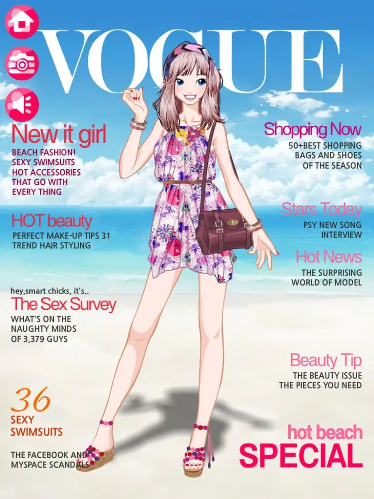 Beach Girl Make Up & Dress Up iPad  스크린샷