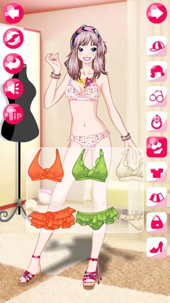 Beach Girl Make Up & Dress Up 스크린샷