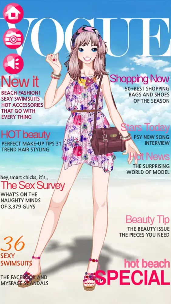 Beach Girl Make Up & Dress Up 스크린샷