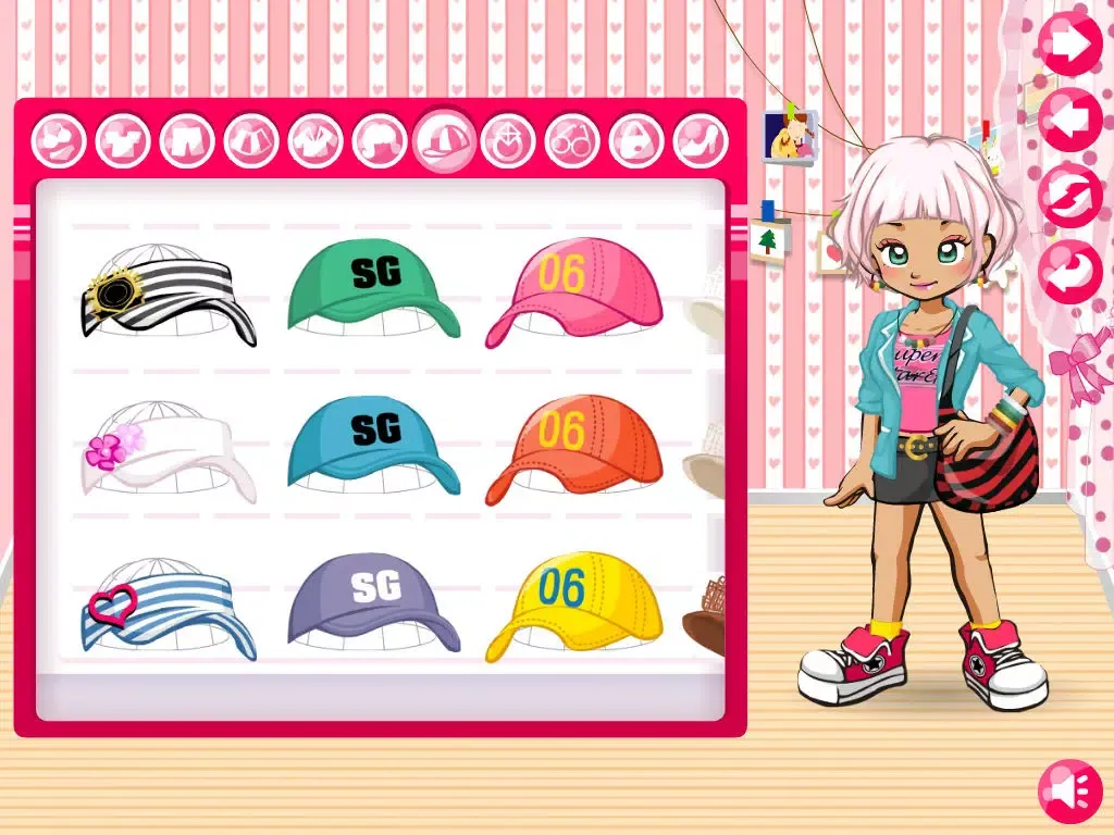 Coordi Coordi Casual Make Up & Dress Up iPad 应用截图
