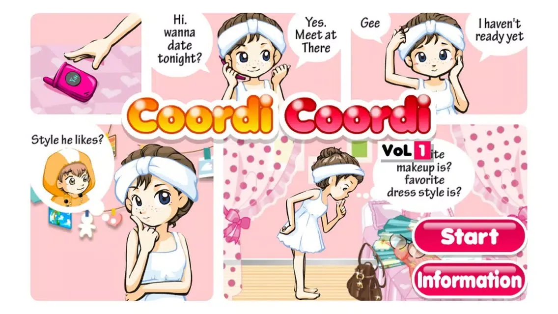 Coordi Coordi Casual Make Up & Dress Up应用截图