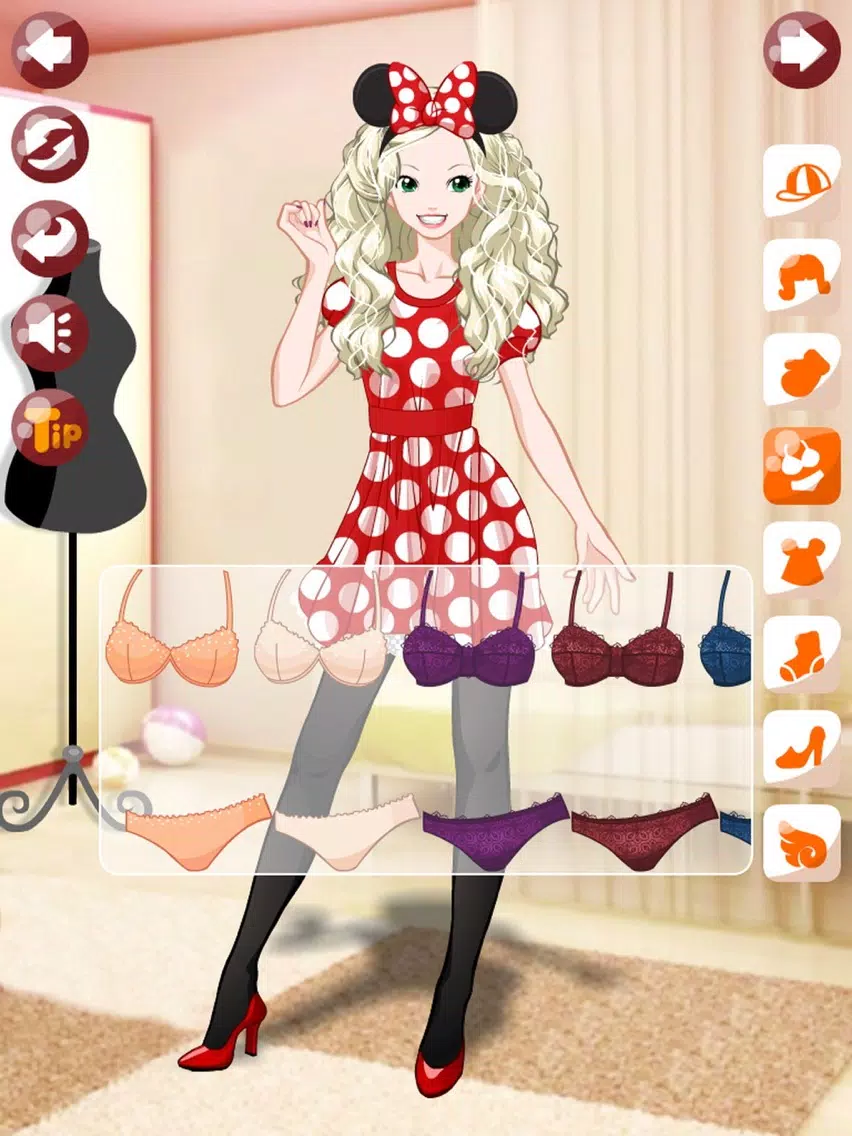 تصاویر Party Girl Free Make Up & Dress Up iPad 