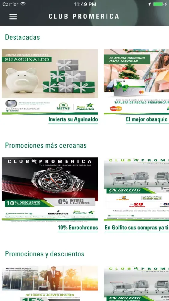 Club Promerica CR Screenshots