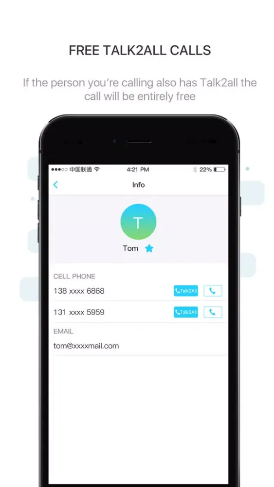 Talk2All - Talk More, Pay Less Screenshots
