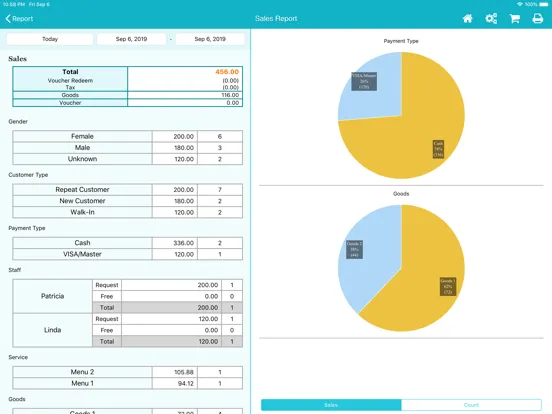 تصاویر TapPOS Inventory Sale Manager iPad 