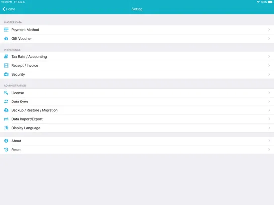تصاویر TapPOS Inventory Sale Manager iPad 