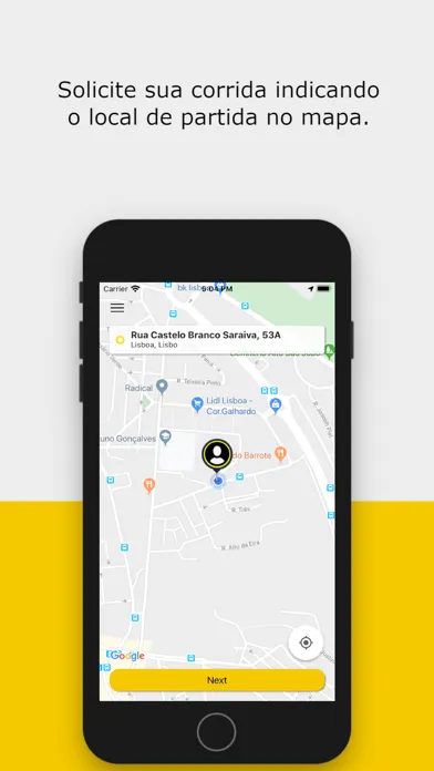 Ouro Taxi - Taxi Digital سکرین شاٹس