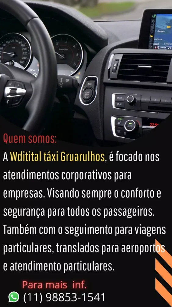 Wdigital Taxi Guarulhos Screenshots